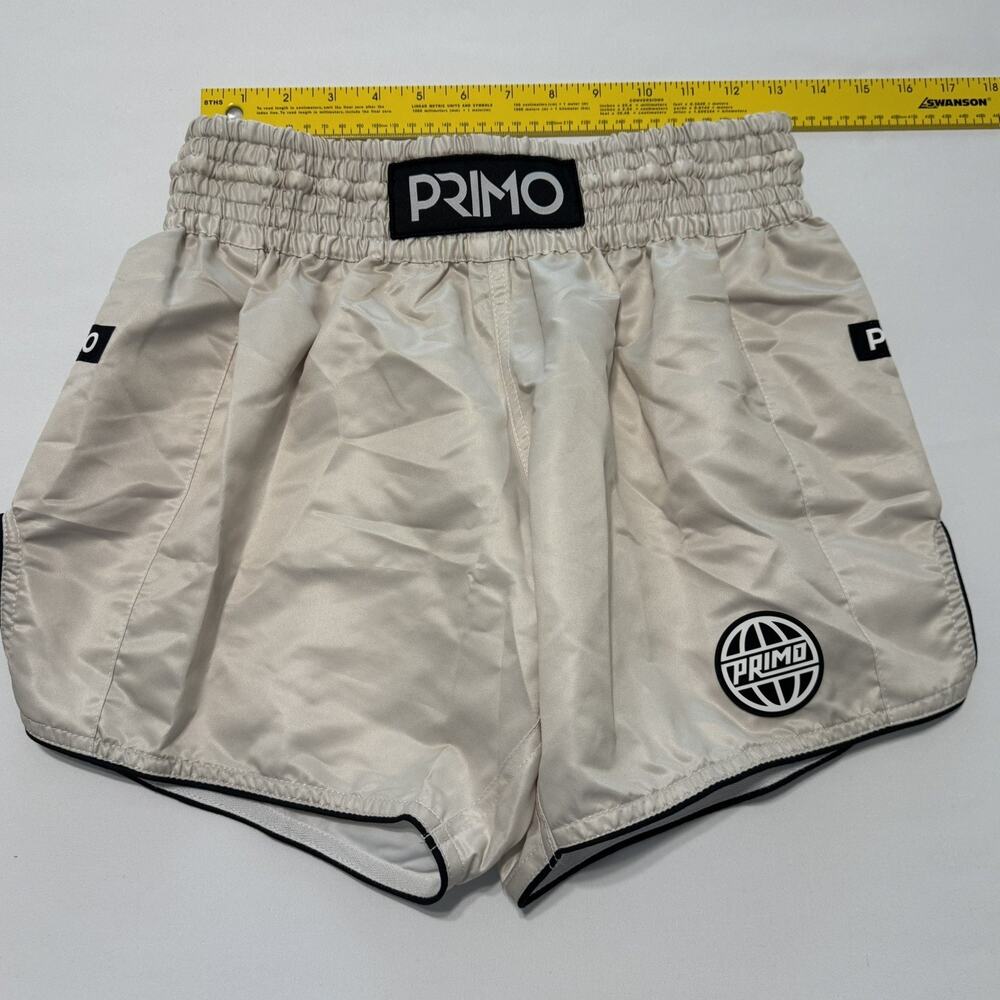 Primo Muay Thai Shorts Alta Series Cream Size Large, MMA, Boxing New With Tags - Picture 13 of 14